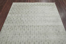 6x9 Tone On Tone Gray LoomBloom Hand Knotted Modern & Contemporary Textured Tibetan 100% Wool Oriental Area Rug
