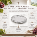 Grape Oval Platter by Arthur Court Designs