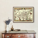 Vintage Map of Gadsden, Alabama 1939