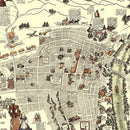 Vintage Map of Gadsden, Alabama 1939
