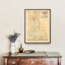 Vintage Map of Mobile, Alabama 1889