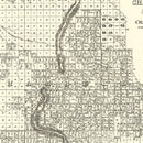 Vintage Map of Chambers County, Alabama 1974