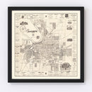 Vintage Map of Montgomery, Alabama 1899