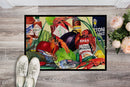 Spices and Crawfish Doormat Indoor Outdoor 24H X 36W Front Door Mat Rugs for Entryway, Non Slip Washable Low Pile,