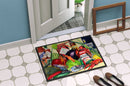 Spices and Crawfish Doormat Indoor Outdoor 24H X 36W Front Door Mat Rugs for Entryway, Non Slip Washable Low Pile,