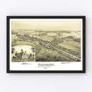 Vintage Map of Pennsburgh, Pennsylvania 1894