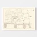 Vintage Map of Fort Charlotte, 1880