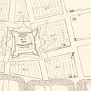 Vintage Map of Fort Charlotte, 1880