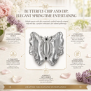 Butterfly Chip and Dip by Arthur Court Designs