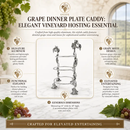 Grape Dinner Plate Caddy by Arthur Court Designs
