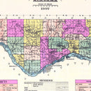 Vintage Map of Lauderdale County, Alabama 1907