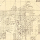 Vintage Map of Anniston, Alabama 1890