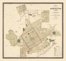 Vintage Map of Birmingham, Alabama 1888