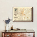 Vintage Map of Jasper, Alabama 1891