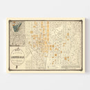 Vintage Map of Jasper, Alabama 1891