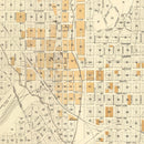 Vintage Map of Jasper, Alabama 1891
