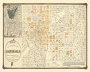 Vintage Map of Jasper, Alabama 1891