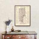 Vintage Map of Mobile County, Alabama 1915