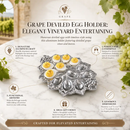 Grape Deviled Egg Holder by Arthur Court Designs