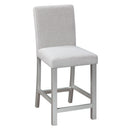 5 Piece Counter Height Table Set, Square Table And 4 Upholstered Chairs by Unique Piece Furniture