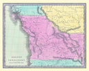 Vintage Map of Washington 1842