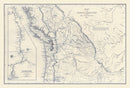 Vintage Map of Washington 1849
