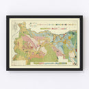Vintage Map of Stevens County, Washington 1920