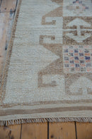 3x11.5 Vintage Distressed Kurd Rug Runner