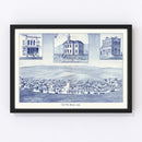 Vintage Map of Colfax, Washington 1889
