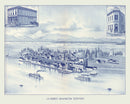 Vintage Map of La Conner, Washington 1889