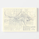 Vintage Map of Washington State University, 1920