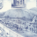 Vintage Map of Pataha City, Washington 1889