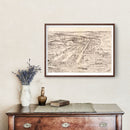 Vintage Map of Philadelphia, Pennsylvania 1897