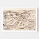 Vintage Map of Philadelphia, Pennsylvania 1897