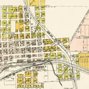 Vintage Map of Garfield, Washington 1910