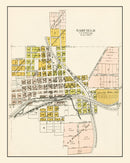 Vintage Map of Garfield, Washington 1910