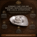 Cowboy Chip and Dip by Arthur Court Designs