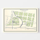 Vintage Map of Texas City, Washington 1910