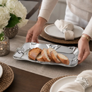 Fleur-De-Lis Bread Tray 6x12 by Arthur Court Designs
