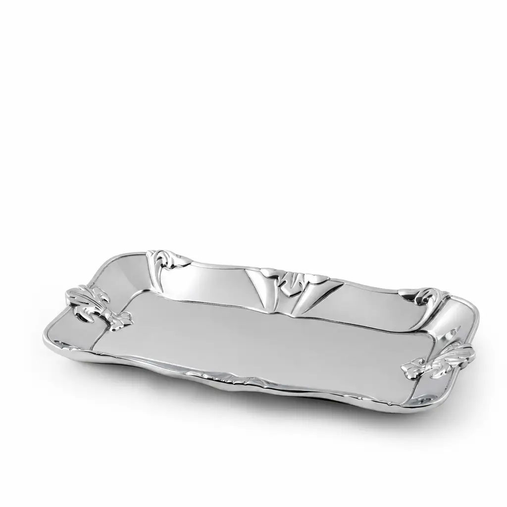 Fleur-De-Lis Bread Tray 6x12