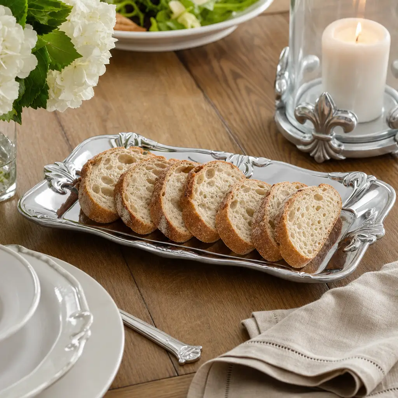 Fleur-De-Lis Bread Tray 6x12, photo 5 of 8