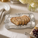 Fleur-De-Lis Bread Tray 6x12 by Arthur Court Designs