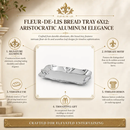 Fleur-De-Lis Bread Tray 6x12 by Arthur Court Designs