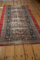 2.5x5.5 Antique Fine Fragment Serab Rug Runner