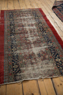 2.5x5.5 Antique Fine Fragment Serab Rug Runner