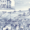 Vintage Map of Pullman, Washington 1889