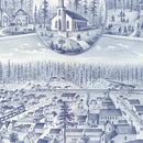 Vintage Map of Roslyn, Washington 1889