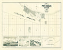 Vintage Map of Port Angeles, Washington 1890