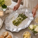Fleur-De-Lis Oval Platter by Arthur Court Designs