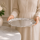 Fleur-De-Lis Oval Platter by Arthur Court Designs